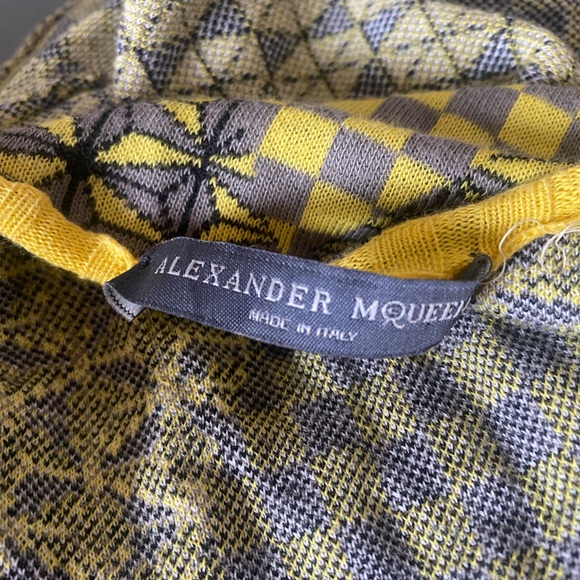 HOST PICK🌟 Alexander McQueen's Yellow Intarsia Knit Dress - Picture 9 of 11